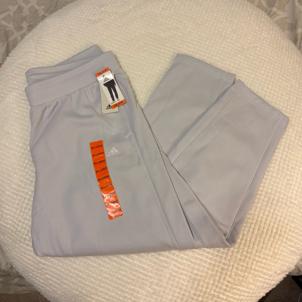 Adidas Jogger Sweats Tapered XXL Brand New Gray / Grey